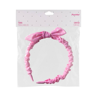 Imagem do produto Tiara Para Cabelo Rosa Laço Coleção Infantil Panvel Acessórios Panvel Farmácias