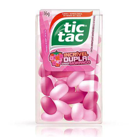 Imagem do produto Tictac Bala Refrescante Sabor Morango Caixa 14X16 G