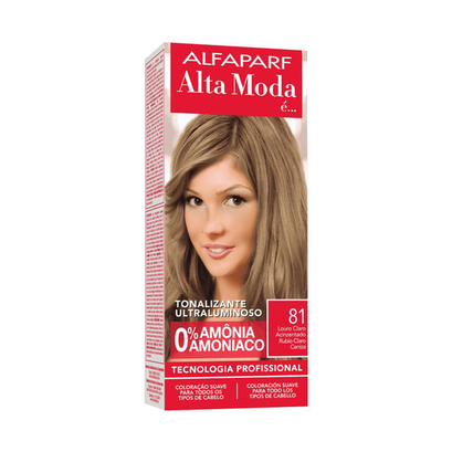 Imagem do produto Tonalizante Alta Moda 8.1 Louro Claro Cinza