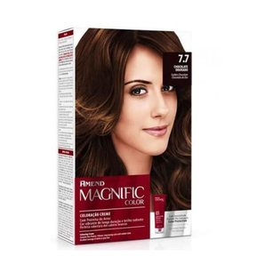 Kit Coloração Magnific Color Amend 7.7 Chocolate Dourado