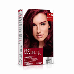 Coloração Creme Amend Magnific Color 5.66 Castanho Claro Vermelho Intenso Com 1 Unidade 1 Unidade