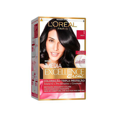Imagem do produto Coloração Imédia Excellence L'Oréal Paris 1.0 Preto