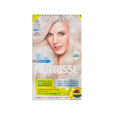 Imagem do produto Tintura Garnier Nutrisse 1211 Louro Platinado.
