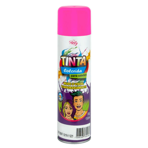 Imagem do produto Tinta Colorida Temporária Para Cabelos Aeroflex 150Ml Rosa Pink