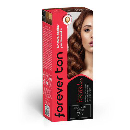 Imagem do produto Tinta De Cabelo Forever Ton 7.7 Chocolate Médio Forever Liss