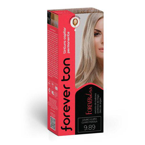 Imagem do produto Tinta De Cabelo Forever Ton 9.89 Louro Muito Claro Pérola Forever Liss