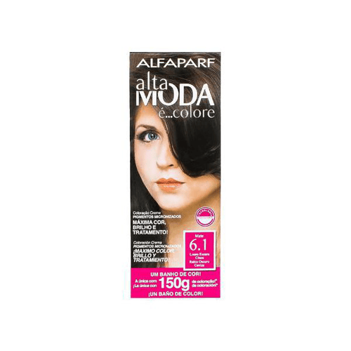 Imagem do produto Tintura - Alfaparf Alta Moda 6.1 Louro Escuro Cinza