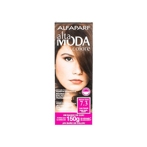 Imagem do produto Tintura - Alfaparf Alta Moda Cor 7.3 Marron Glacê 60G