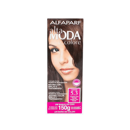Imagem do produto Tintura Alta Moda Mini Kit Cast Claro Dourado N.5.3 60Gr
