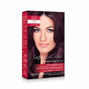 Imagem do produto Tonalizante Creme Amend Supéria Color Sem Amônia 520 Castanho Claro Violeta Com 1 Unidade 1 Unidade - 520 Cast.violine