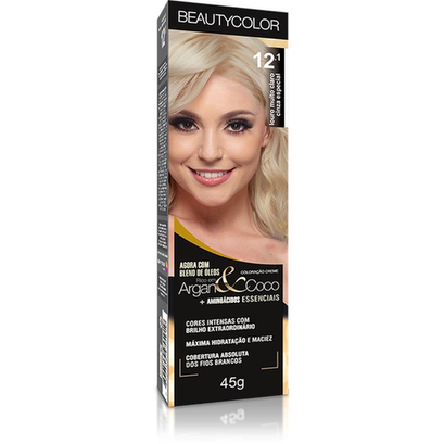 Imagem do produto Tintura Beauty Color 12.1 Louro Muito Claro Cinza