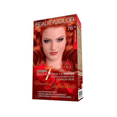 Imagem do produto Tintura Beauty Color 76.44 Ruivo Absoluto