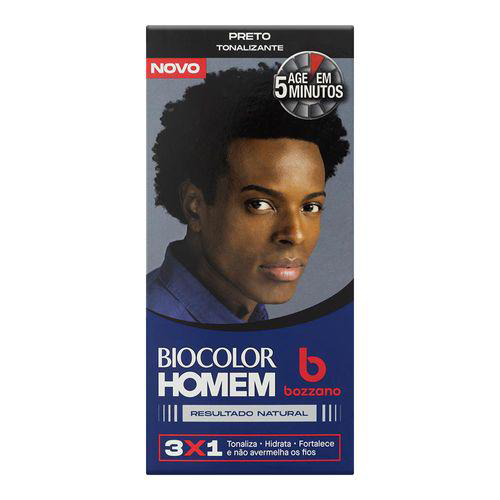 Imagem do produto Tintura Biocolor Homem Bozzano Tonalizante Preto Panvel Farmácias