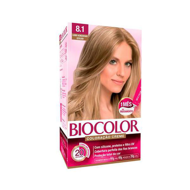 Tintura - Biocolor Kit 8.1 Louro Cl Acizentado