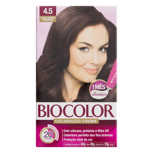 Tintura - Biocolor Kit Creme 4.5 Acaju Escuro