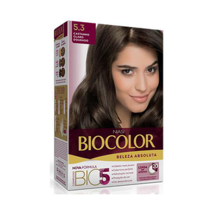 Tintura - Biocolor Kit Creme 5.3 Castanho Claro Dourado