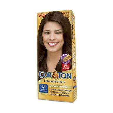 Imagem do produto Tintura - Cor E Ton 4.3 Castanho Médio Dourado