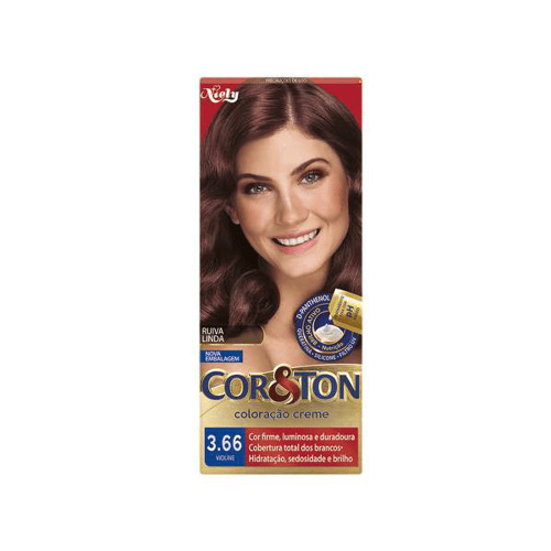 Imagem do produto Tintura Cor E Ton + Ox Vermelhos 3.66 Violine 125 G.