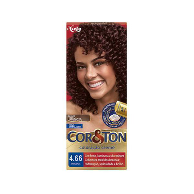 Imagem do produto Tintura Cor E Ton + Ox Vermelhos 4.66 Bordeaux 125 G.