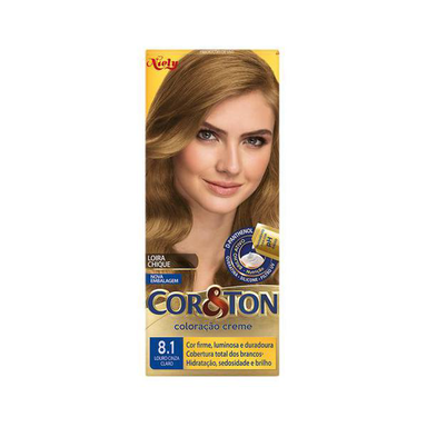 Imagem do produto Tintura Coreton - 8.1 Louro Cinza Claro 125G