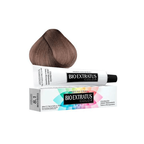 Imagem do produto Tintura Creme Bio Extratus Color Louro Claro Acinzentado 8.1 60Ml