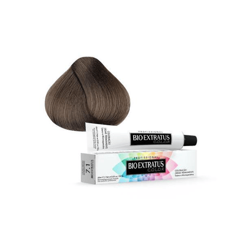 Imagem do produto Tintura Creme Bio Extratus Color Louro Médio Acinzentado 7.1 60Ml