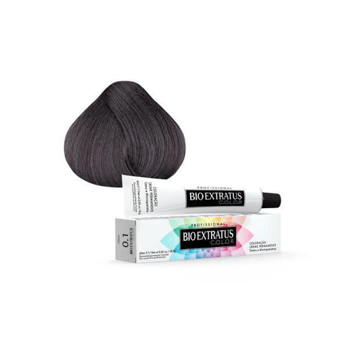 Tintura Creme Bio Extratus Color Preto 1.0 60Ml