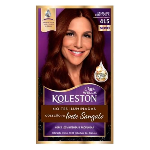 Imagem do produto Tintura Creme Koleston Noites Iluminadas 415 Crepúsculo 1 Unidade 1 Unidade