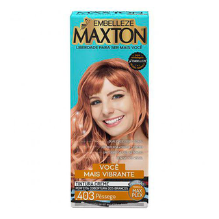 Tintura Creme Maxton .403 Pêssego Com 1 Unidade