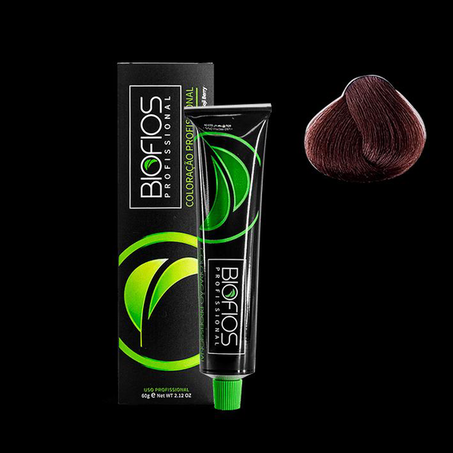 Imagem do produto Tintura De Cabelo 5.7 Castanho Claro Marrom 60G Biofios Profissional