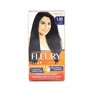 Tintura Fleury Preto Intensivo 1.00.