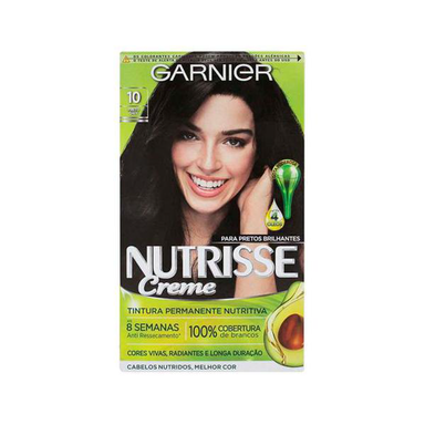 Imagem do produto Tintura Garnier Nutrisse 10 Preto Onix - 10 Preto