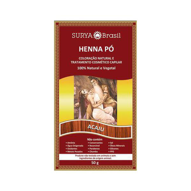 Tintura Henna - Acaju Po 50G