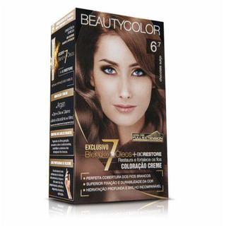 Imagem do produto Tintura Kit Beauty Color 6.7 Chocolate Suíço - Beauty Color 6.7 Chocolate Suiço