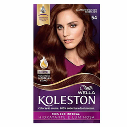 Imagem do produto Tintura - Koleston Kit Creme 54 Castanho Dourado Acobreado