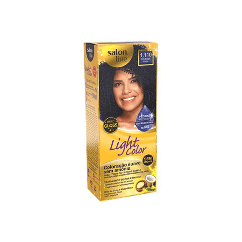 Imagem do produto Tintura Light Color 1.110 Safira 135Gr Salon Line