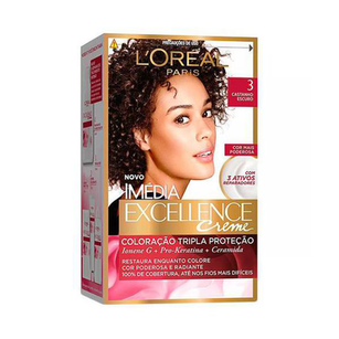 Tintura L`Oreal Imédia Excellence Creme Kit 3.111 Precioso