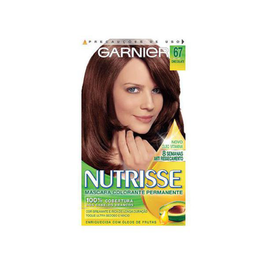 Imagem do produto Tintura Garnier Nutrisse 67 Louro Escuro Dourado Acaju