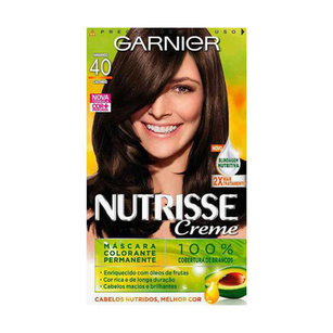 Tintura - Permanente Garnier Nutrisse Duo Castanho 40 Tamarindo