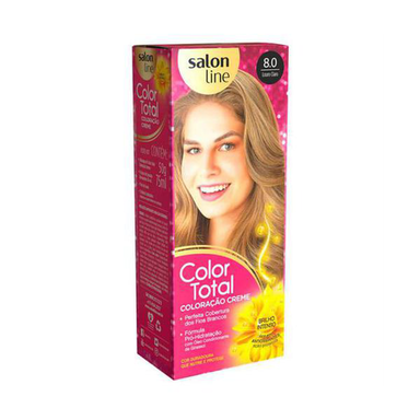 Tintura Salon Line Color Total 8.0 Louro Claro