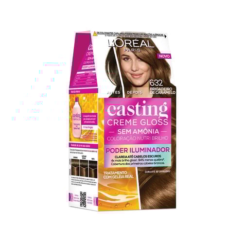 Imagem do produto Tintura Semipermanente Casting Gloss Poder Iluminador 632 Brigadeiro De Caramelo 1 Unidade