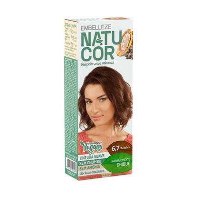 Imagem do produto Tintura Suave Natucor 6.7 Chocolate Com 1 Unidade
