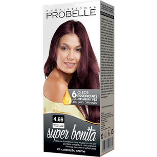 Imagem do produto Tintura Super Bonita Probelle Castanho Medio Violeta Intenso 4.66