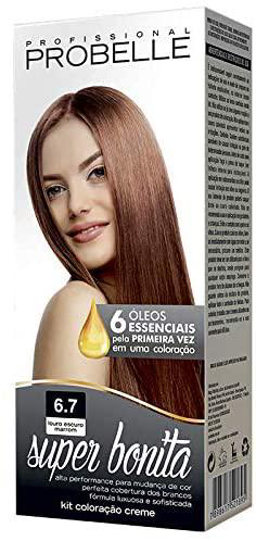 Imagem do produto Tintura Super Bonita Probelle Louro Escuro Marrom 6.7