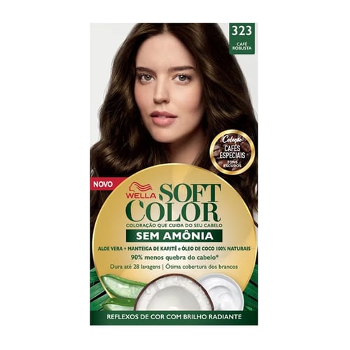 Imagem do produto Tintura Wella Soft Color 323 Café Robusta Com 1 Unidade