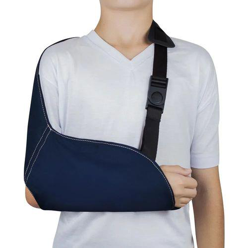 Tipoia Estabilizadora Estofada Velpeau Cor Azul Marinho Tamanho Pp Mercur