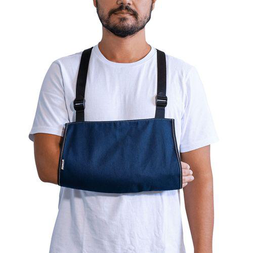 Imagem do produto Tipóia Ortopédica Com Suporte Duplo Azul Bc0069 Mercur