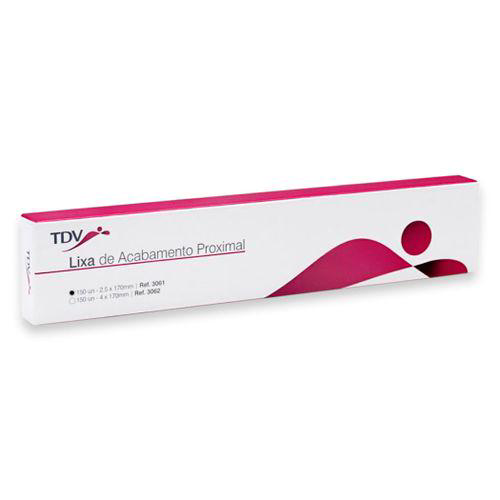 Imagem do produto Tira De Lixa De Poliéster Para Acabamento Proximal Com 150 2.5Mm Tdv