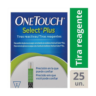Tiras Reagentes Onetouch Select Plus 25 Unidades