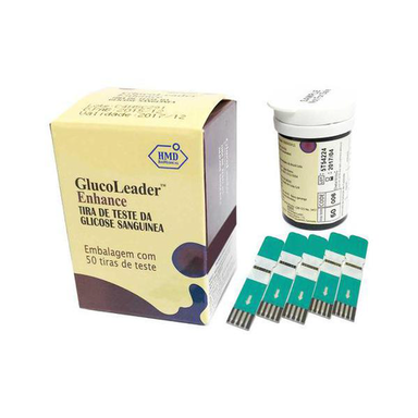Imagem do produto Tiras Para Teste De Glicemia Iquego Glucoleader Enhance 50 Unidades
